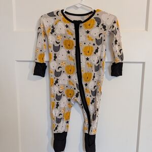 Little Sleepies Pumpkin and Cat Kids Footie